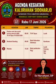 Agenda Tanggal 17 Juni 2026